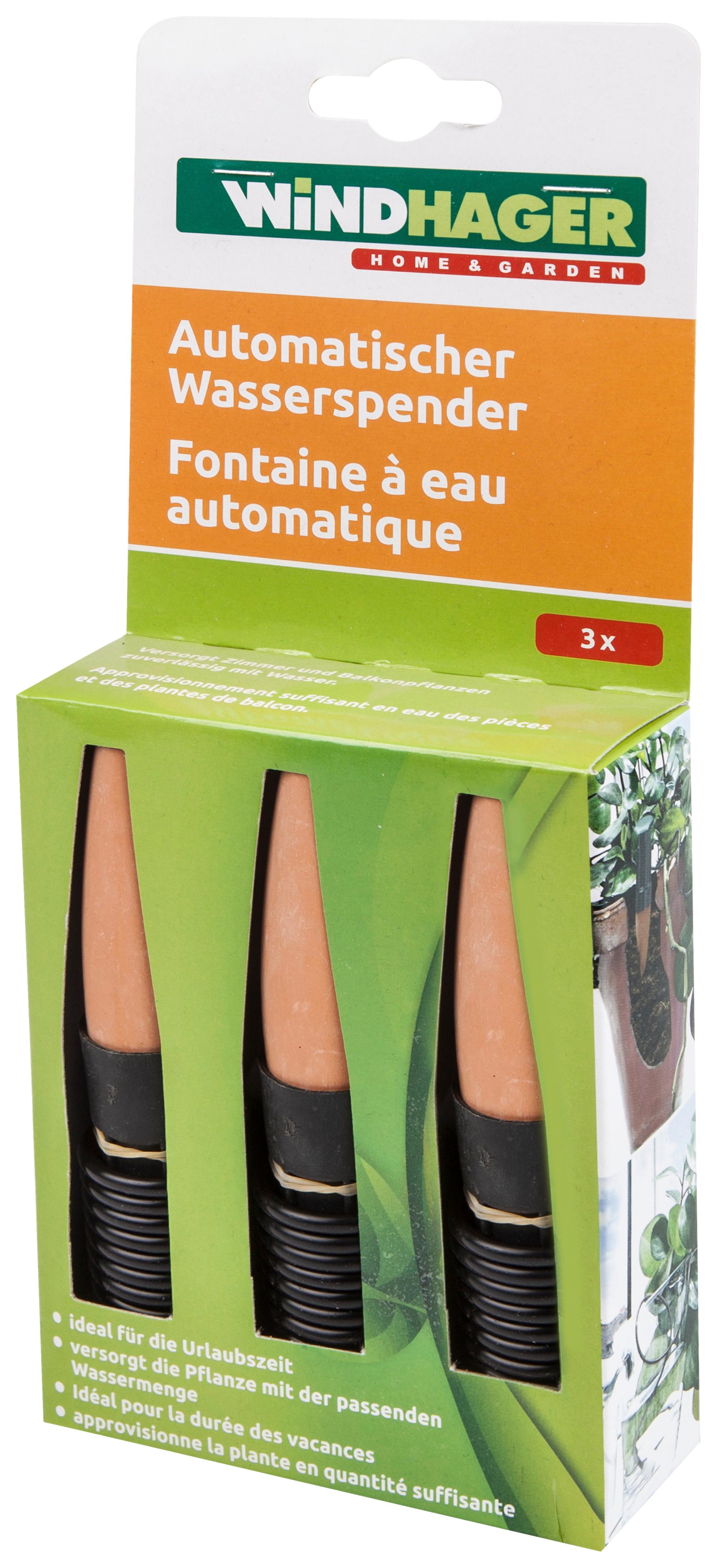 Wasserspender Auomatisch Inkl. Flaschenadapter 3er-Set - Terracotta, Basics