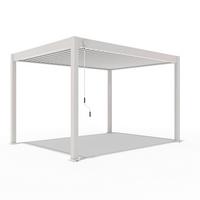 PergoLine Superior, 300x400 cm wetterbeständig, Ivory sand - Perlmutt, Basics, Metall (300/255/400cm) - Gardenson