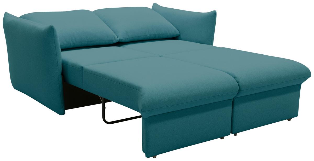 2-Sitzer-Sofa Looks Petrol B: 180 cm - Petrol, Design, Textil (180/100/97cm) - LOOKS by W.Joop