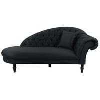 Récamiere Cupido, Anthrazit B: 103 Cm - Anthrazit/Schwarz, Design, Textil (103/91/216cm) - MID.YOU