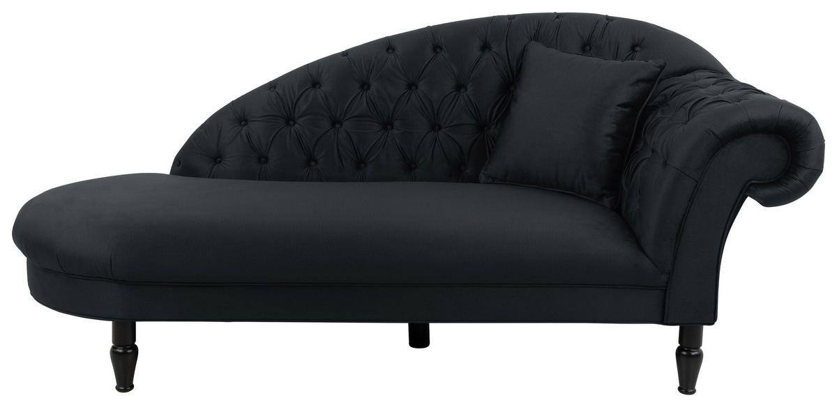 Récamiere Cupido, Anthrazit B: 103 Cm - Anthrazit/Schwarz, Design, Textil (103/91/216cm) - MID.YOU