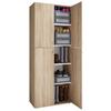 Aktenschrank Lona Sonoma Eiche Dekor B 70 cm - Sonoma Eiche, KONVENTIONELL, Holzwerkstoff (70/182/37cm) - MID.YOU