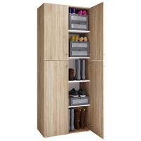 Aktenschrank Lona Sonoma Eiche Dekor B 70 cm - Sonoma Eiche, KONVENTIONELL, Holzwerkstoff (70/182/37cm) - MID.YOU
