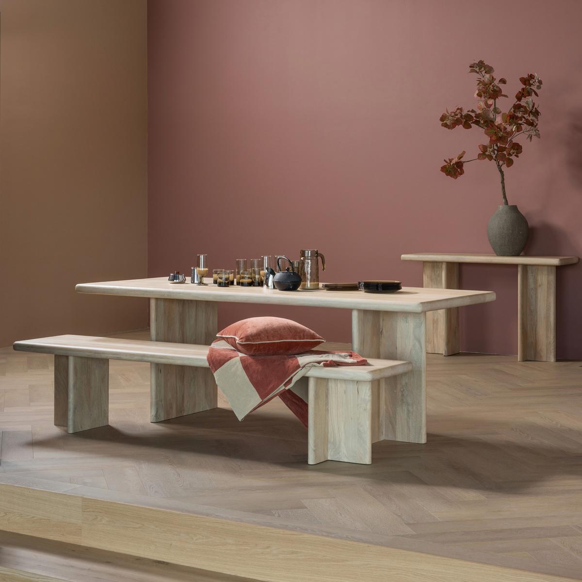 ESSTISCH Ato Naturfarben L: 220cm - Naturfarben, MODERN, Holz (220/90/76cm) - Livetastic