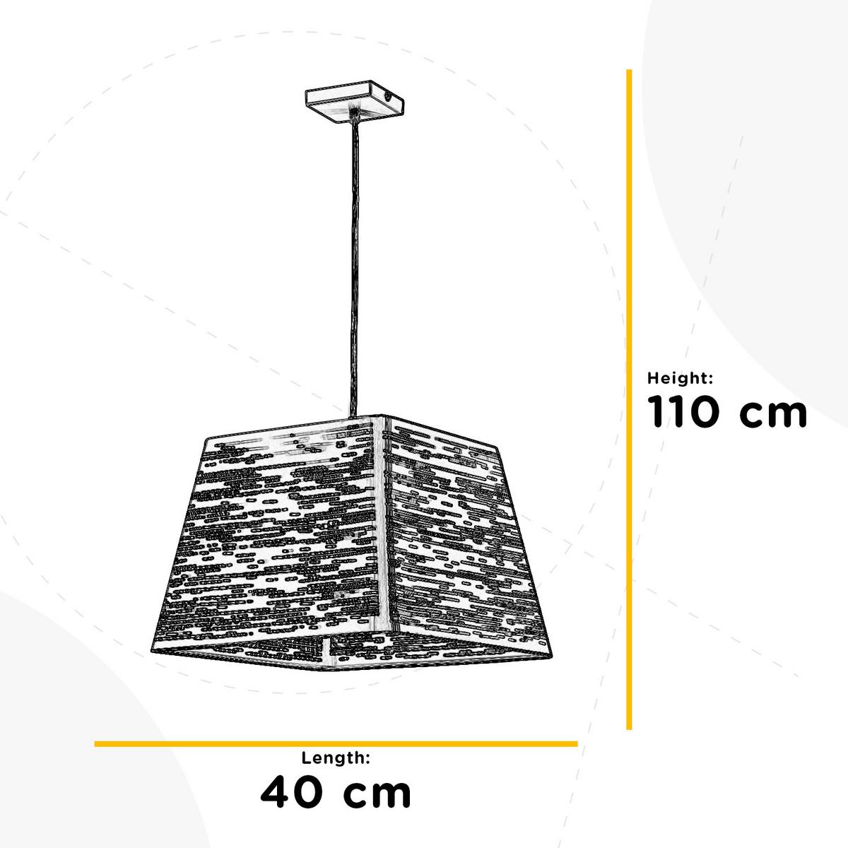 Hängeleuchte 4945/Sg - Weiß, Trend, Metall (40/110cm)
