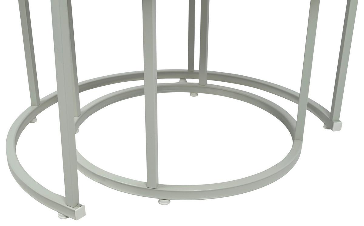 Couchtisch Metall Couple Kaschmirfarben - Kaschmir, MODERN, Holzwerkstoff/Metall (70/50/70/50/47/39cm)