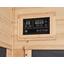 Infrarot Wärmekabine Nordic Star B/H/T: 124/190/116cm - Naturfarben, KONVENTIONELL, Glas/Holz (124/190/116cm)