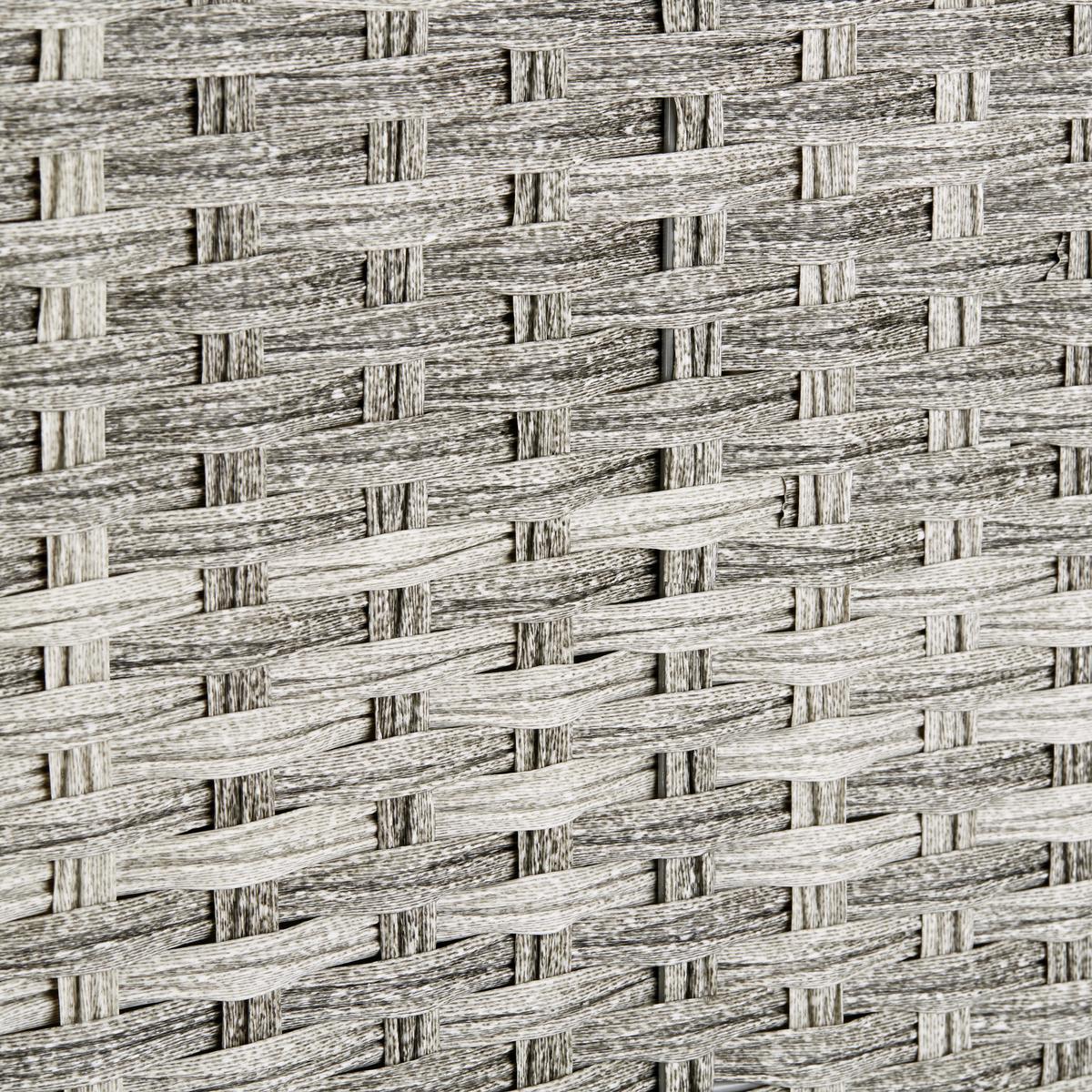 Wäschetonne Mit Deckel Jandra Grau/silber 40x52x30 Cm - Silberfarben/Grau, ROMANTIK / LANDHAUS, Kunststoff/Metall (40/52/30cm) - James Wood