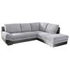 Wohnlandschaft In L-Form Nardo 264x221 cm - Chromfarben/Dunkelgrau, MODERN, Textil (264/221cm) - MID.YOU