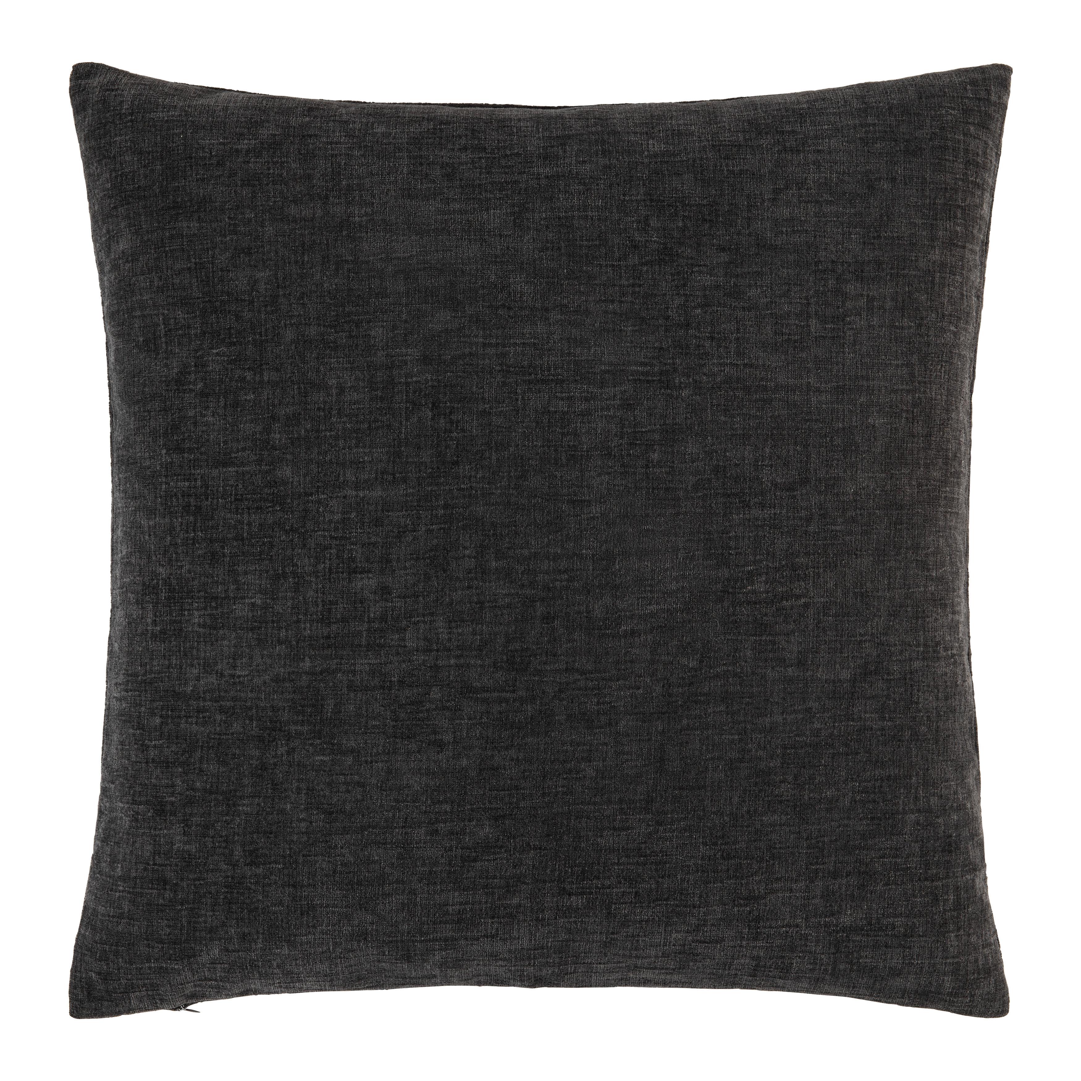 POTAH NA POLŠTÁŘ VERA - černá, Konvenční, textil (50/50cm) - Mömax
