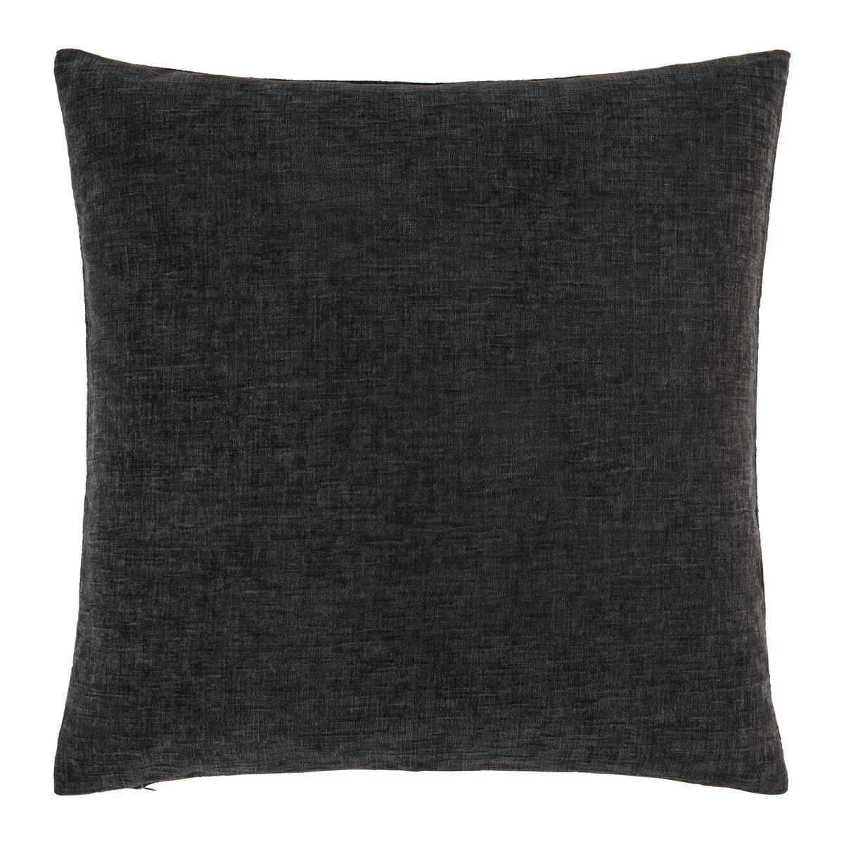 POTAH NA POLŠTÁŘ VERA - černá, Konvenční, textil (50/50cm) - Mömax
