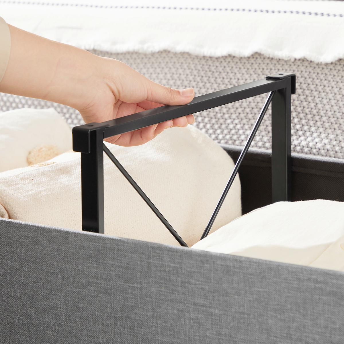 SITZBOX Grau B: 110cm - Grau, Basics, Holzwerkstoff/Textil (110/38/38cm)