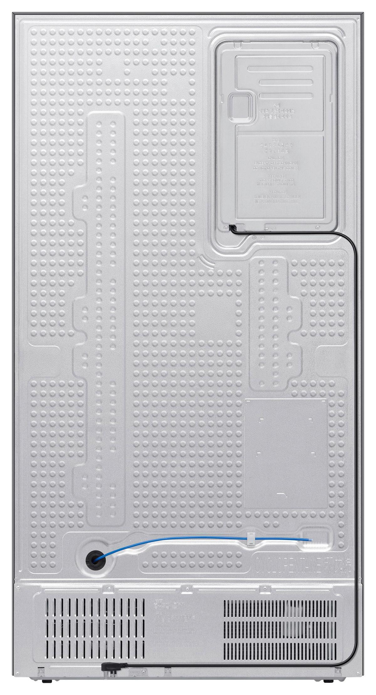 Side-by-side Rs90f64edfef Eekl: D, Nutzinhalt Ca. 401 L - Schwarz, Basics, Glas/Kunststoff (91,2/178,4/72,6cm) - Samsung