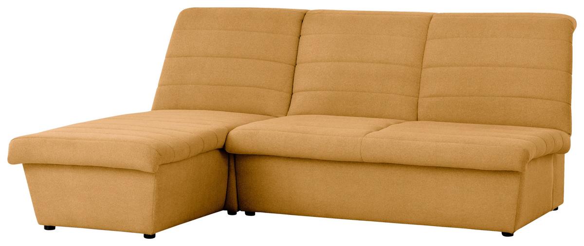 Ecksofa Looks Viii - Senfgelb/Schwarz, Design, Textil (168/214cm) - LOOKS by W.Joop