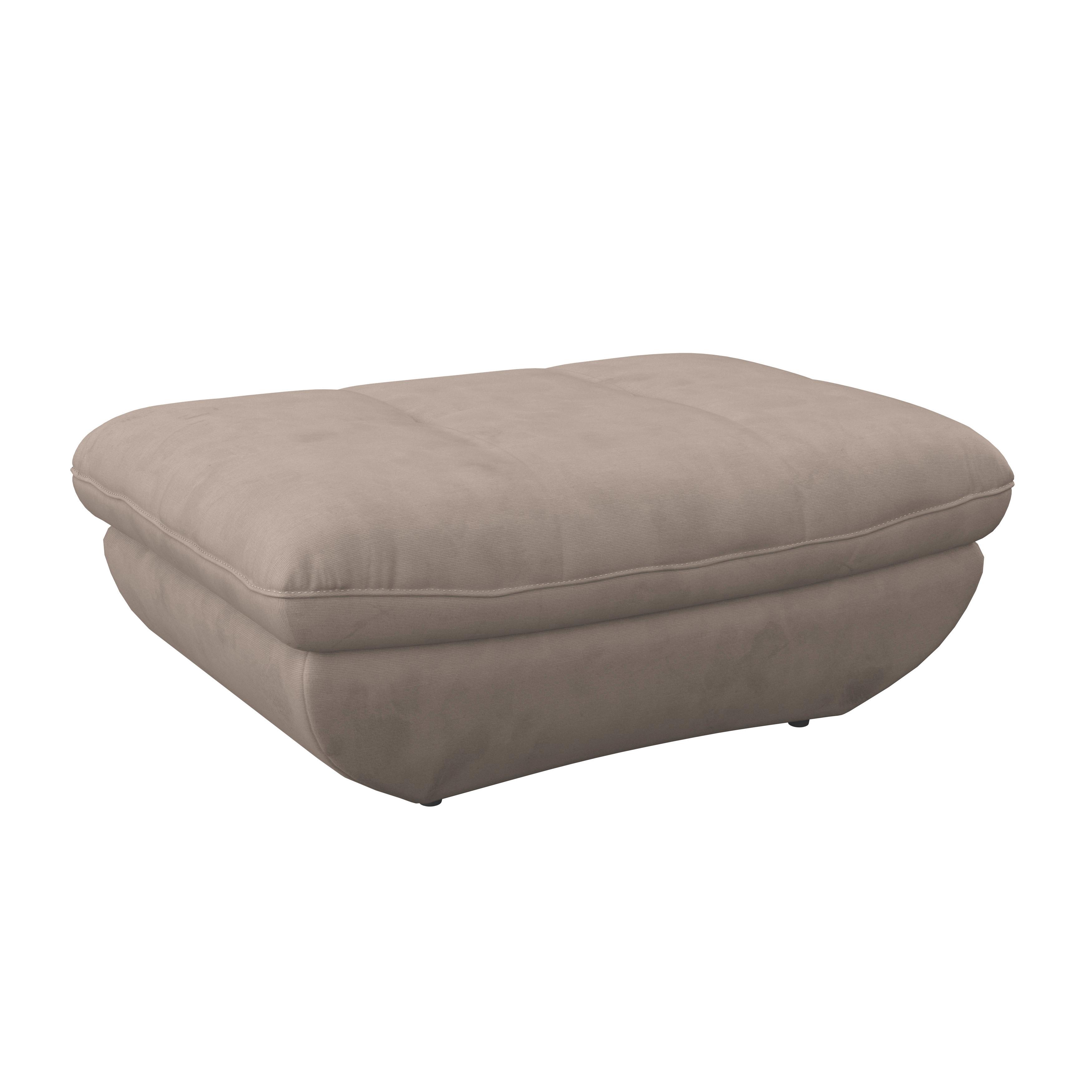 Hocker Park - Beige/Schwarz, MODERN, Textil (107/75cm) - Luca Bessoni