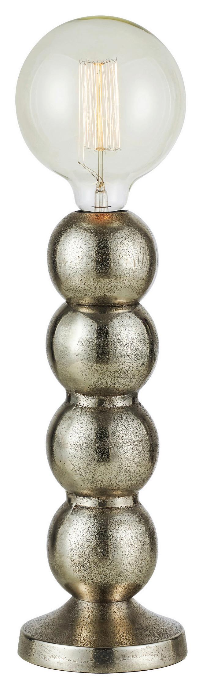 Tischleuchte Memory-Funktion, 40w - Silberfarben, Basics (12.5/33/12.5cm) - Markslöjd