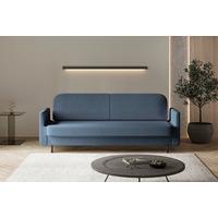 Schlafsofa Cloudy Dunkelblau B: 221 cm - Dunkelblau, Design, Textil (221/87/84cm) - MID.YOU
