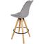 Barhocker Candy Stoff Hellgrau - Hellgrau/Naturfarben, MODERN, Holz/Textil (49/113,5/56cm) - Ombra Barhocker Candy Stoff Hellgrau - Hellgrau/Naturfarben, MODERN, Holz/Textil (49/113,5/56cm) - Ombra