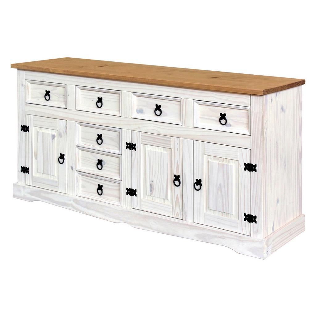 SIDEBOARD Naturfarben/Weiß B: 174cm