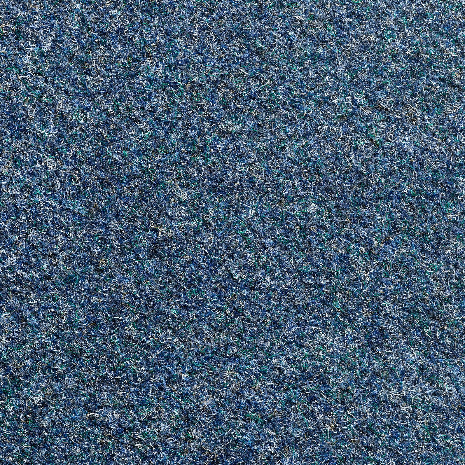 Teppichfliese Blau Merlin 50x50 Cm Florhöhe 5,5 Mm - Blau, Basics, Textil (50/50cm)