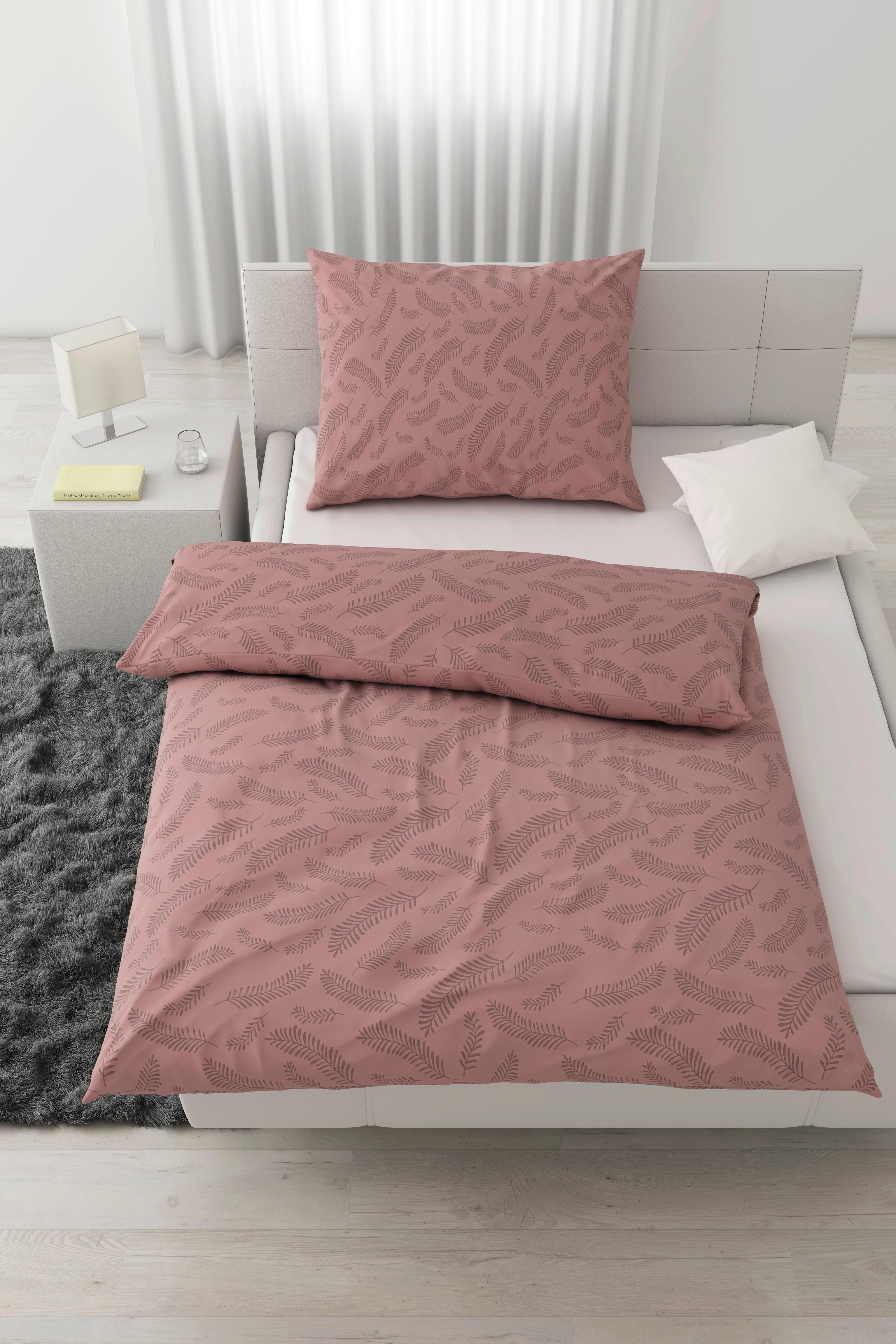 Povlečení Ferns, 70/90 140/200cm - světle fialová, Moderní, textil (140/200cm) - Mömax