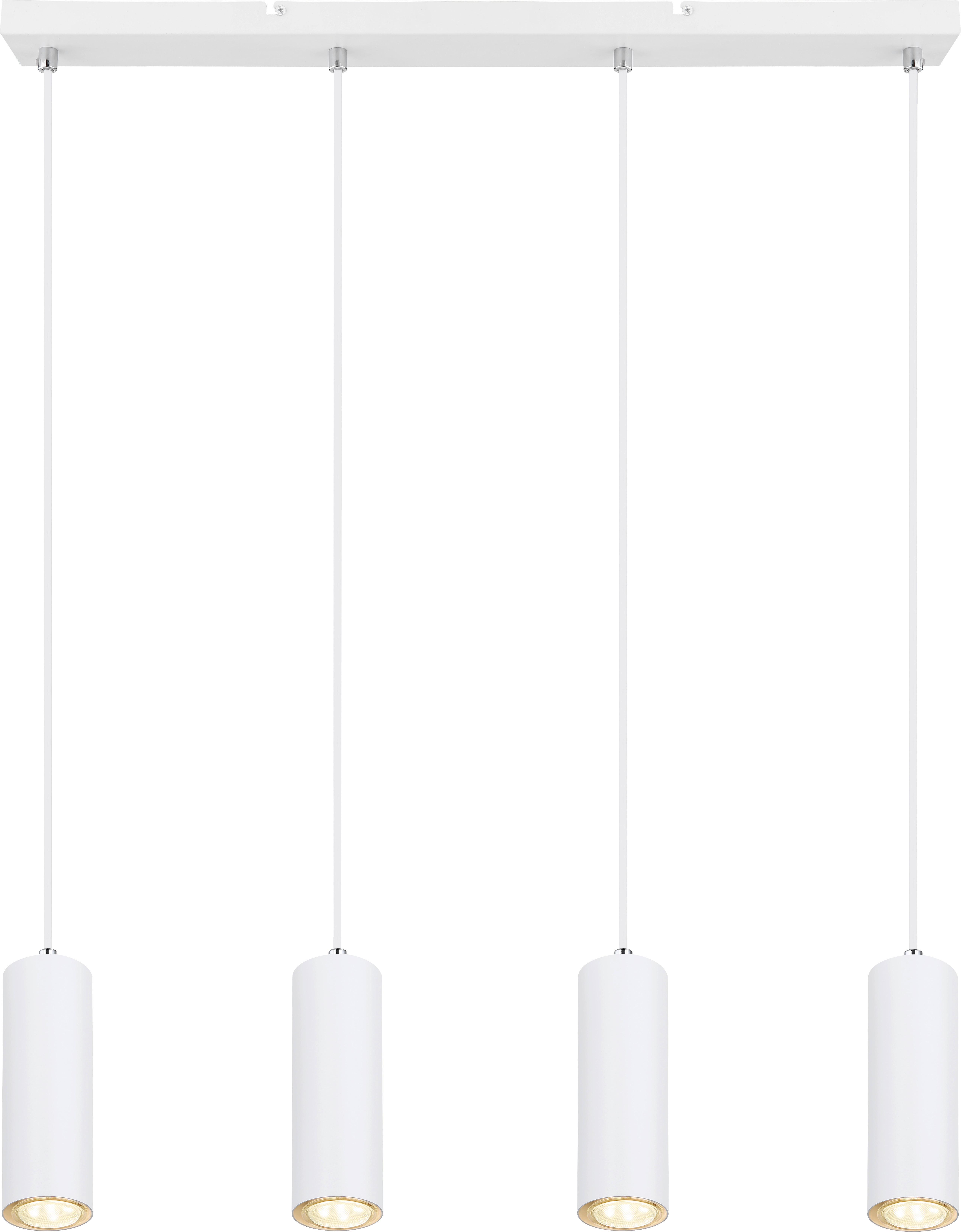 ZÁVĚSNÉ SVÍTIDLO WITMO2 - bílá, Konvenční, kov (65/6/120cm)