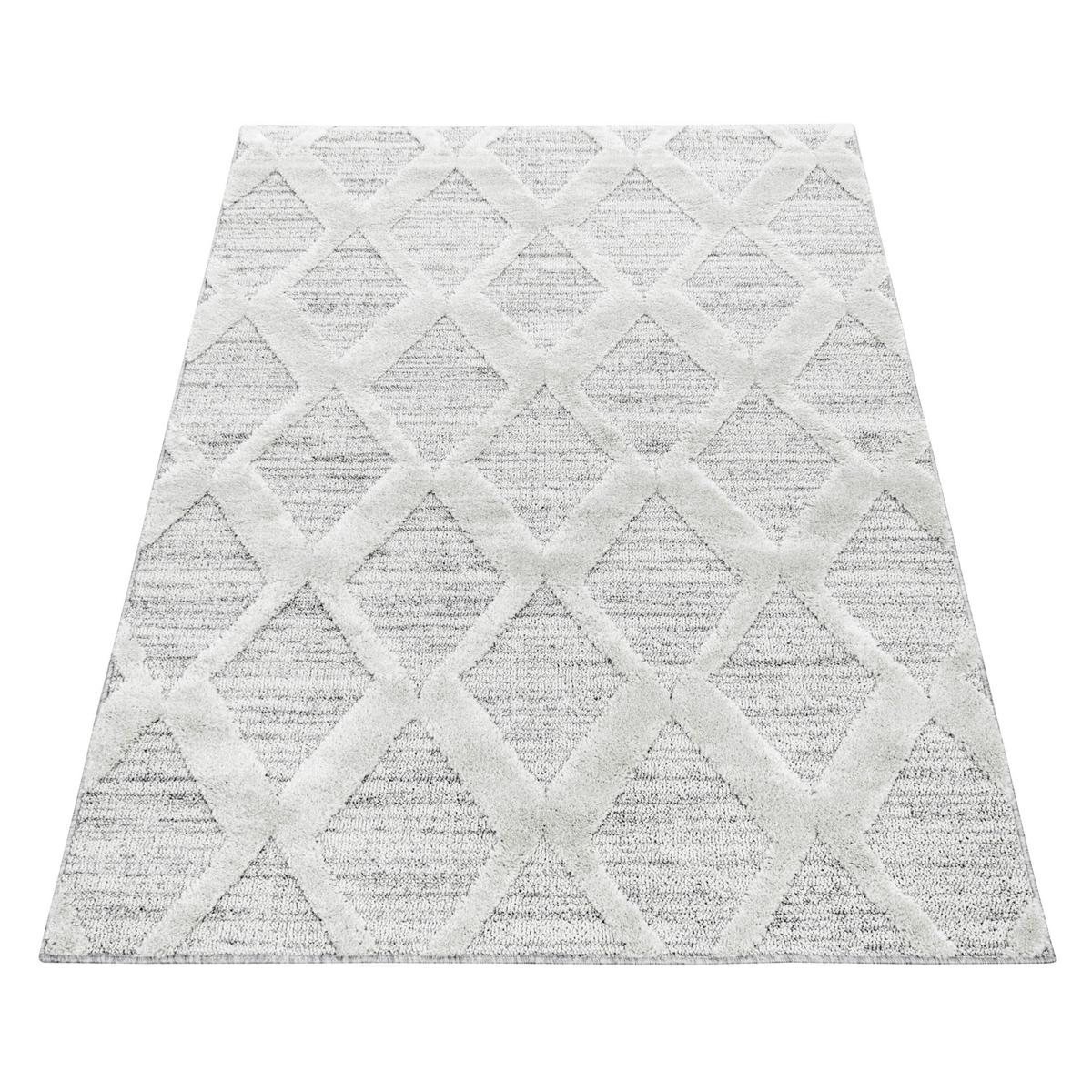 Tkaný koberec 80x250cm, šedá - šedá, Konvenční, textil (80/250cm)