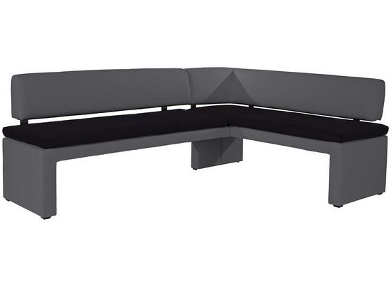 Eckbank Solta 167x148cm - Schwarz/Grau, KONVENTIONELL, Karton/Holz (167/148cm) - Luca Bessoni Eckbank Solta 167x148cm - Schwarz/Grau, KONVENTIONELL, Karton/Holz (167/148cm) - Luca Bessoni