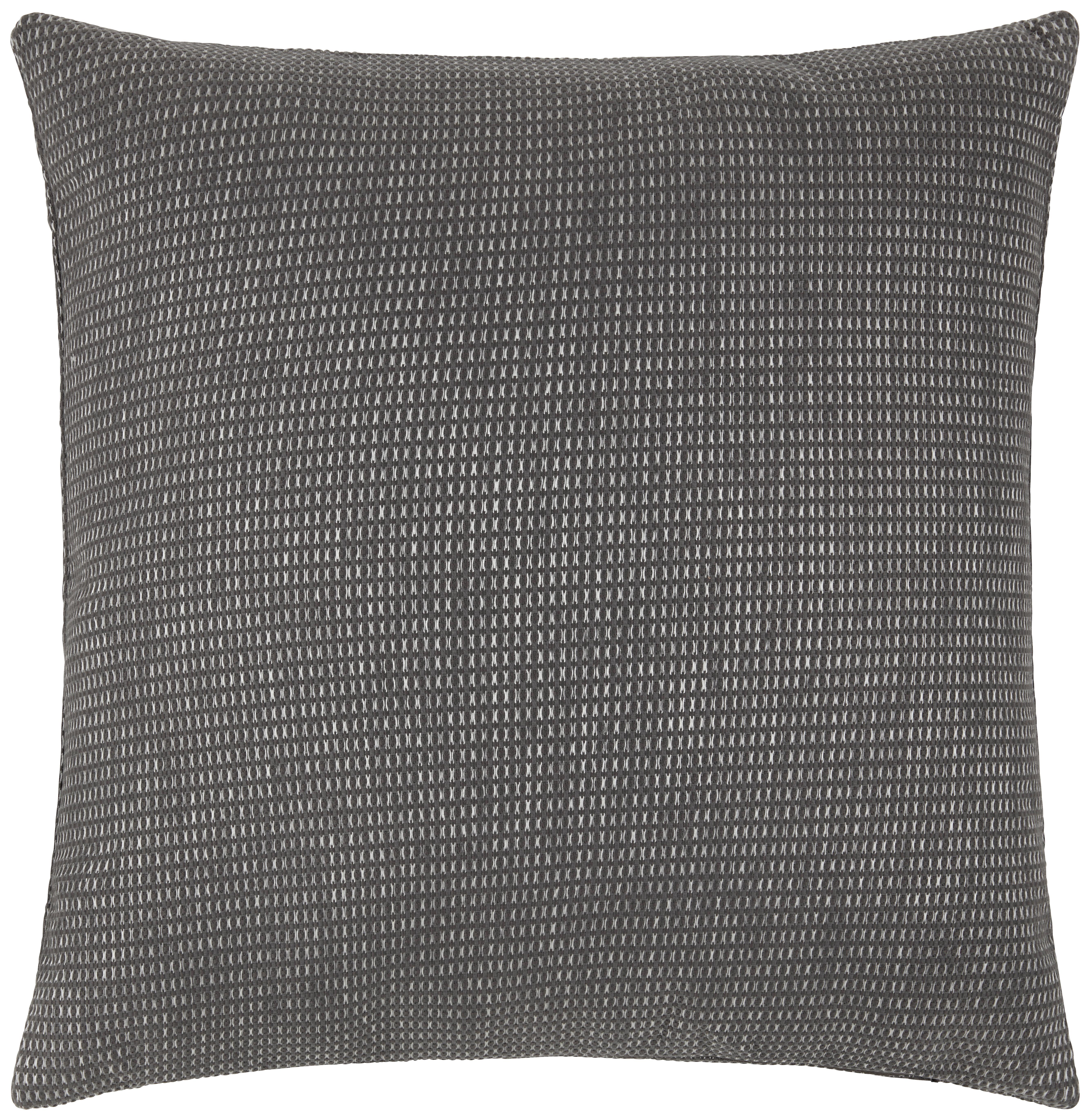 POTAH NA POLŠTÁŘ Ines, 48/48cm, antracitová - antracitová, Basics, textil (50/50cm) - Premium Living