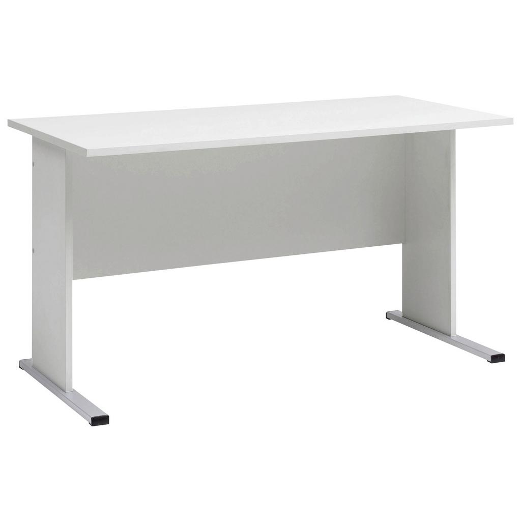 Schreibtisch B 140cm H 74,2cm Serie 200, Lichtgrau