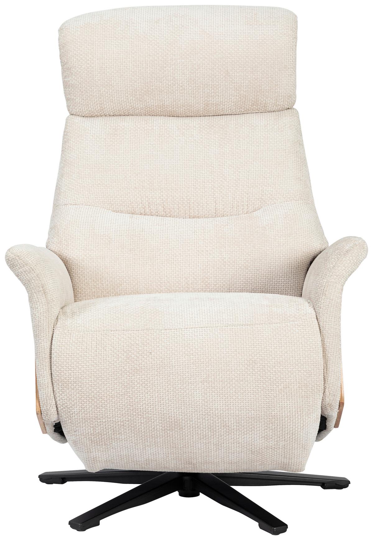 Fernsehsessel Rio - Eichefarben/Beige, MODERN, Holz/Textil (75/106/87cm)