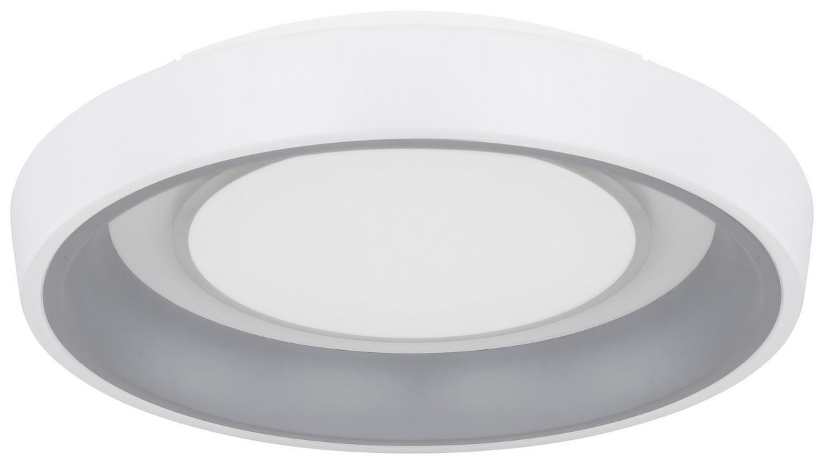 LED-Deckenleuchte Tabano Ø 50 cm mit Memoryfunktion - Anthrazit/Opal, Basics, Kunststoff/Metall (50/9,5cm) - Globo