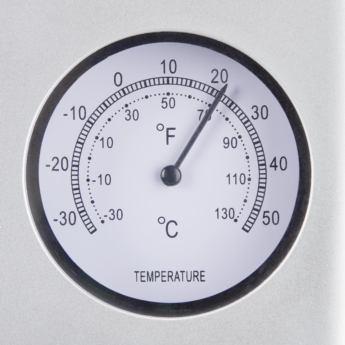 Wanduhr Alexa Weiß/Silber, B/H: 25,3/30,2 cm - Silberfarben/Schwarz, Basics, Glas/Papier (25,3/30,2/4cm) - Ondega