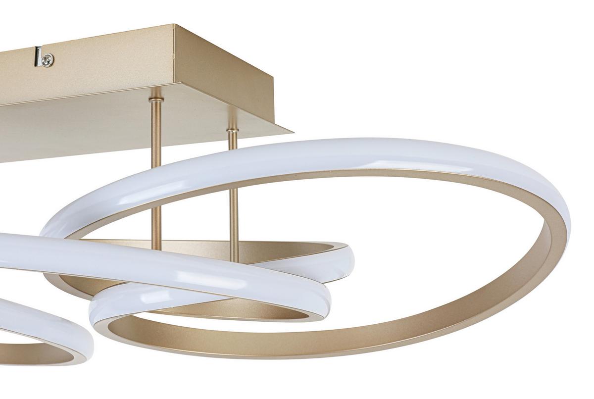 STROPNÉ LED SVIETIDLO JULI - cappuccino, Modern, kov/plast (70/40/25cm) - Premium Living