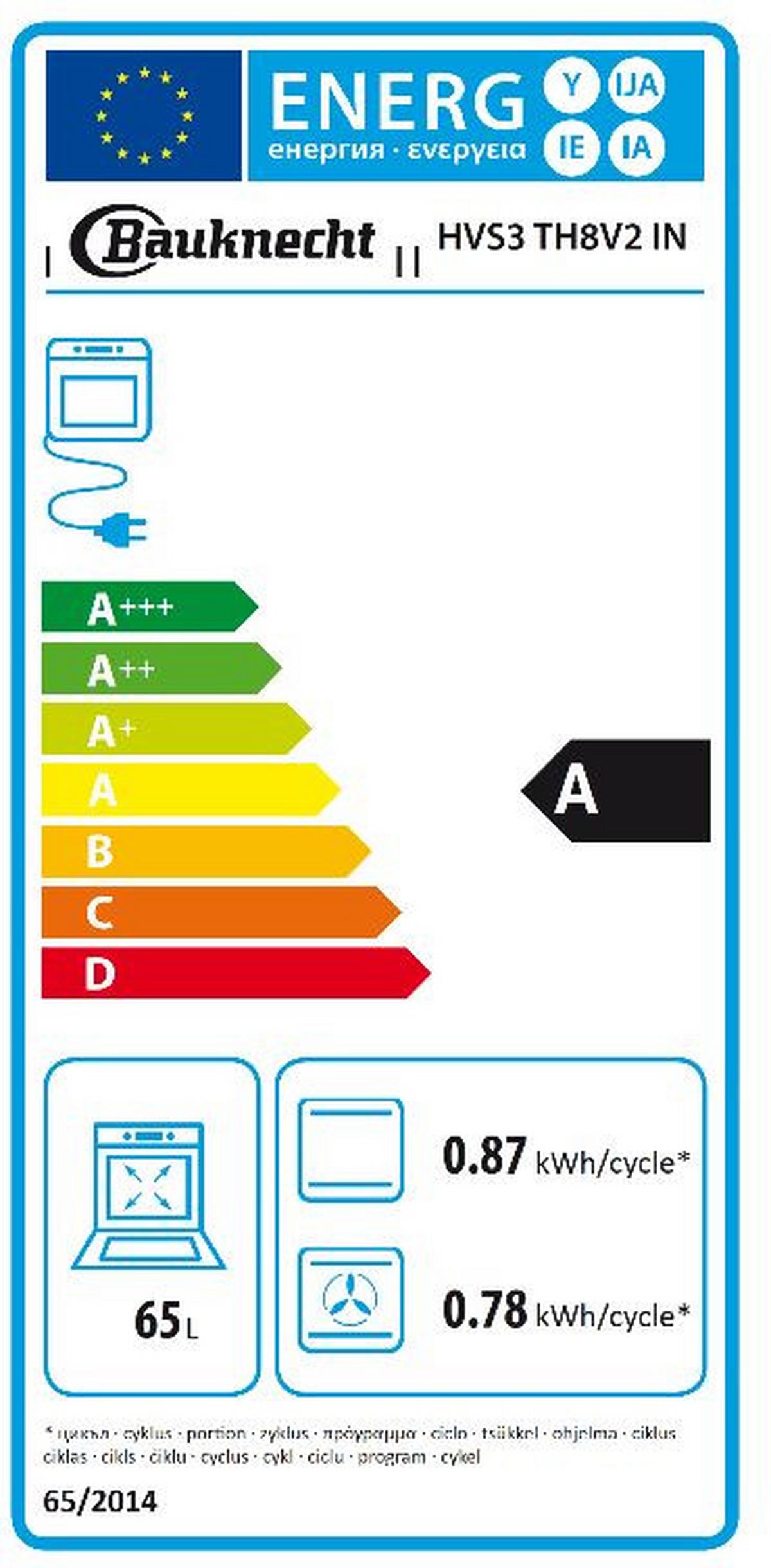 Einbauherd-Set Heko H300 B: 59,5 cm Elektro-Glaskeramik - Edelstahlfarben, Basics, Glas/Metall (59,5/59,5/56,6cm) - Bauknecht
