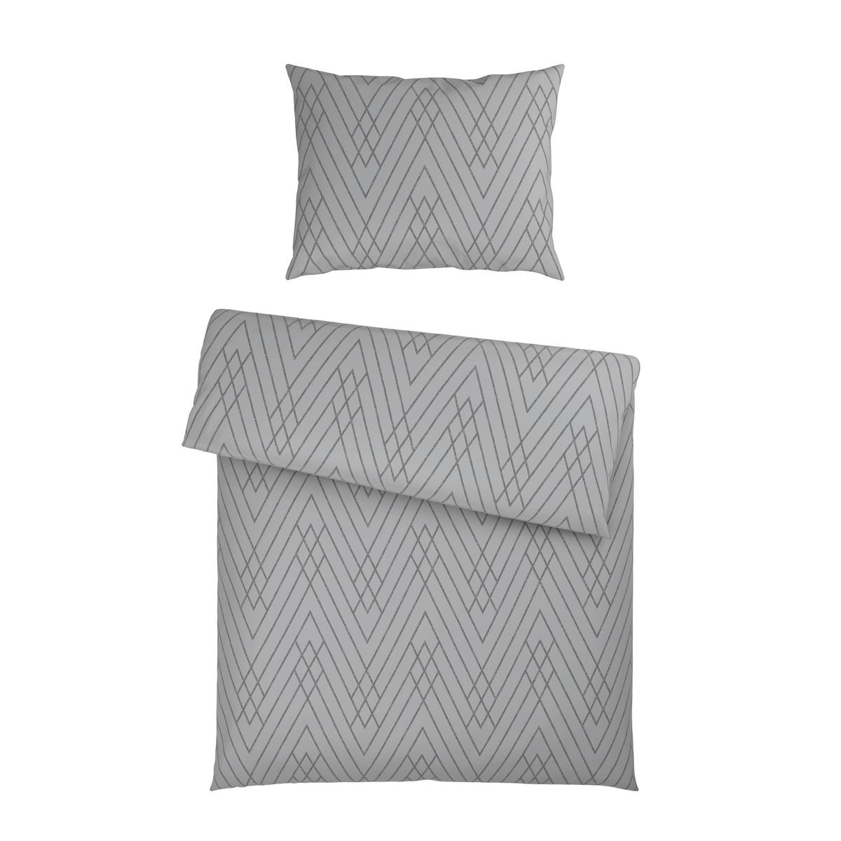 BETTWÄSCHE IRA - Grau, MODERN, Textil - Luca Bessoni