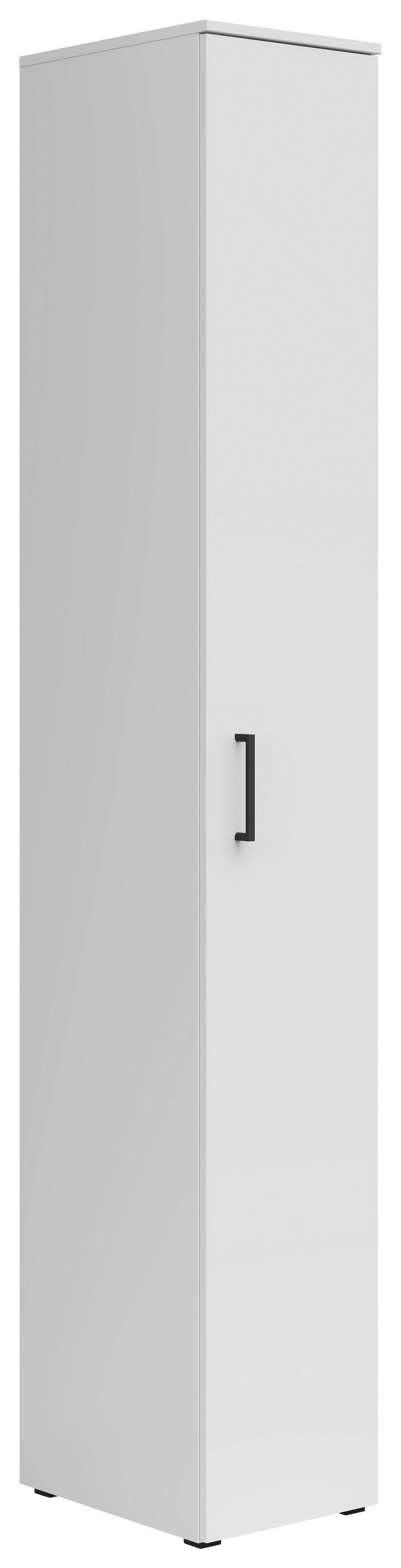 Skriňa MULTISTAURAUM š: 30cm - čierna/biela, Modern, kompozitné drevo/plast (30/195/40cm)