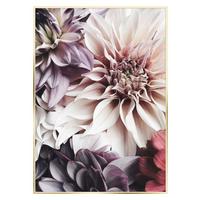 OBRAZ Elena, 50/70cm - bordeaux/barvy zlata, kompozitní dřevo/papír (50/70cm) - Mömax