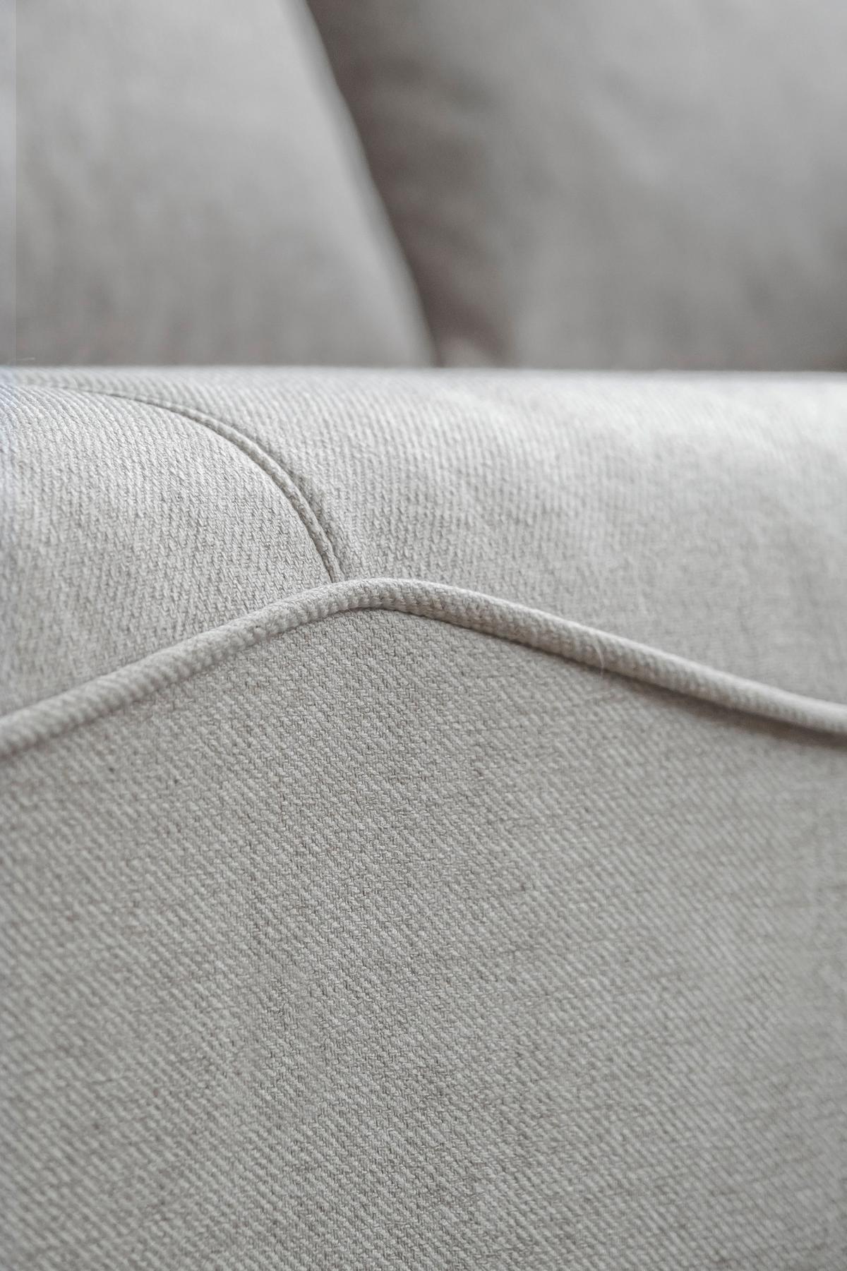 Rohová sedačka HOLLY O, oboustranná, béžová/tm.béžová - černá/béžová, Design, dřevo/textil (247/93/168cm)