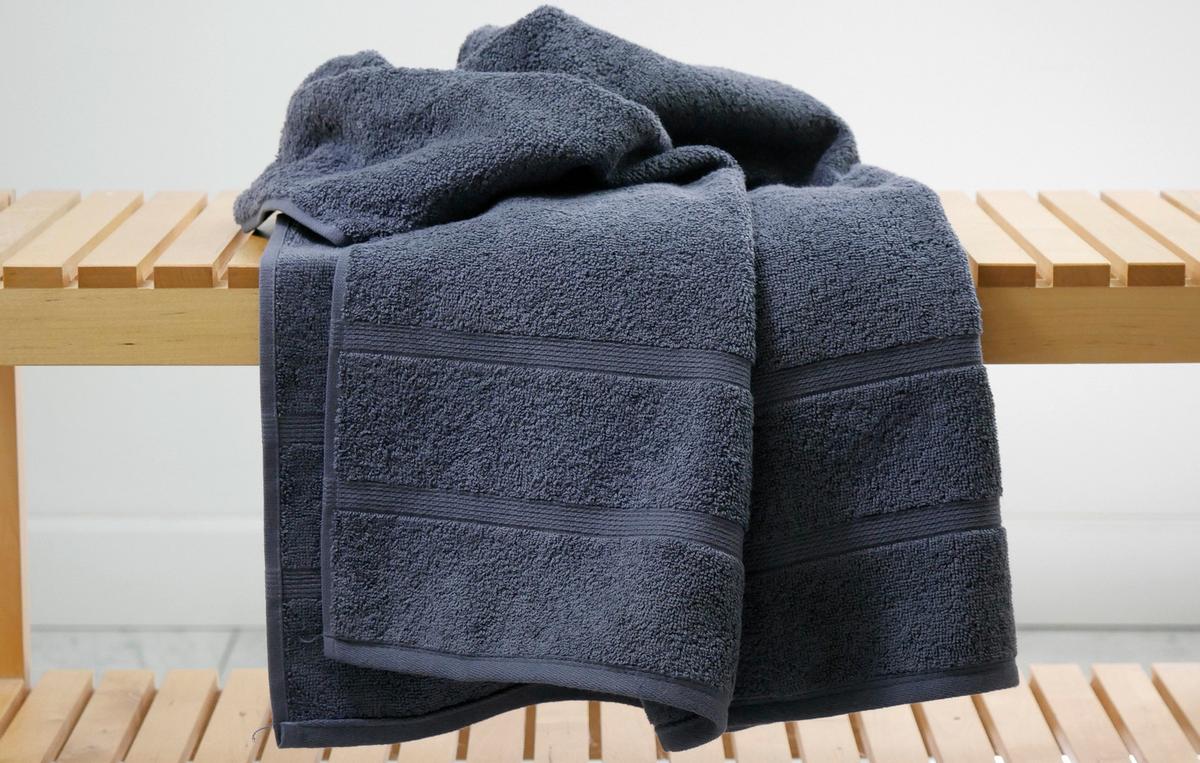Törölköző Katharina - antracit, Lifestyle, textil (67/140cm) - Framsohn