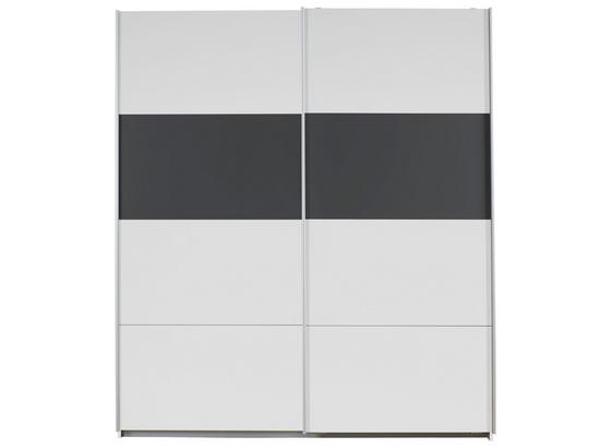 Schwebetürenschrank Feldkirch Extra, 181cm - Weiß/Grau, MODERN, Holzwerkstoff (181/210/62cm) Schwebetürenschrank Feldkirch Extra, 181cm - Weiß/Grau, MODERN, Holzwerkstoff (181/210/62cm)