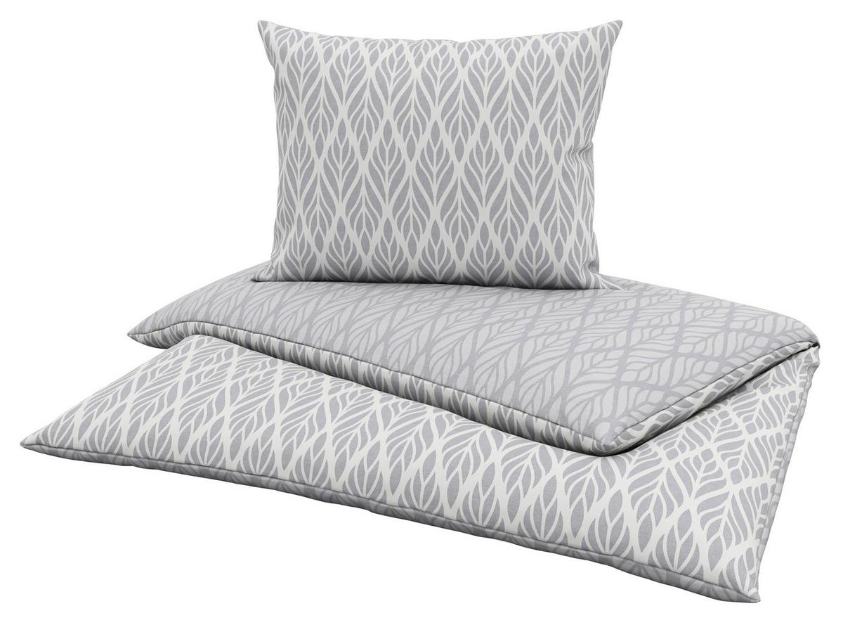 Ágyneműhuzat-garnitúra Olina - ezüstszínű, Konventionell, textil (140/200cm) - Ondega