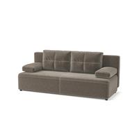 Schlafsofa Munich Braun B: 200cm - Schwarz/Braun, Design, Textil (200/88/86cm) - MID.YOU