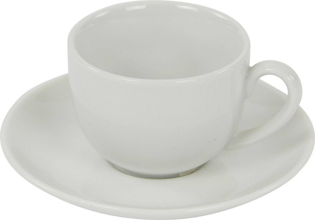 Untertasse Weiß Felicia D/H: ca. 11,9/ 1,6 cm - Weiß, KONVENTIONELL, Keramik (11,9/1,6cm) - Luca Bessoni