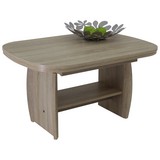 Couchtisch Michael B:90-142cm Eiche Dekor - Sonoma Eiche, Basics, Holzwerkstoff (90 - 142/52 - 62/68cm)