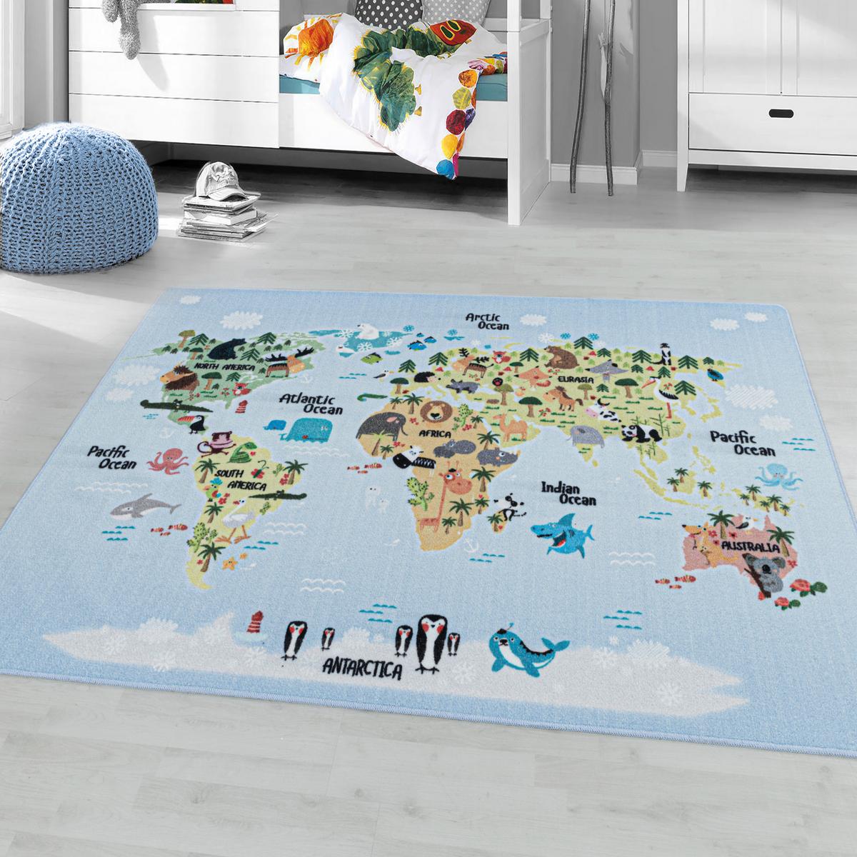 Detský koberec 160x230 cm - viacfarebná, Basics, textil (160/230cm) - Ben'n'jen