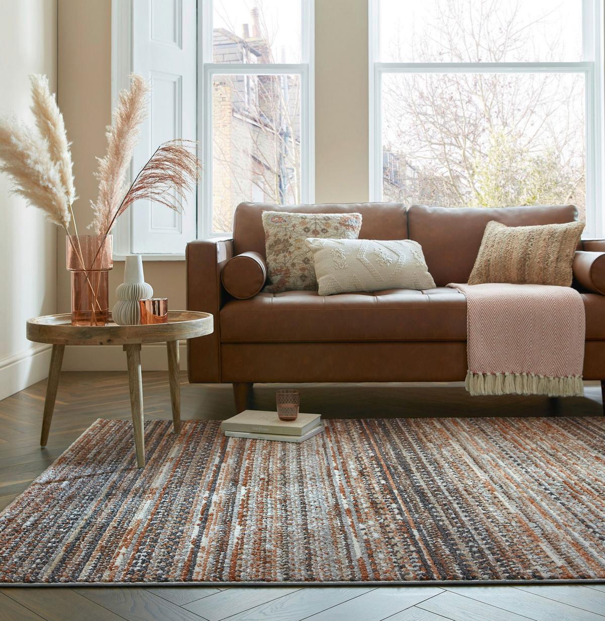 Flachwebteppich Camino Orange 160x230 - Orange, Basics, Textil (160/230cm)