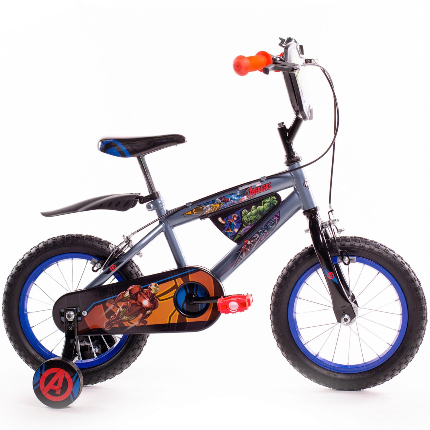 Kinderfahrrad Mit Stützrädern Huffy Avengers 14 Zoll Grau - Grau, Basics, Metall (53,3/96,5/73,7cm)