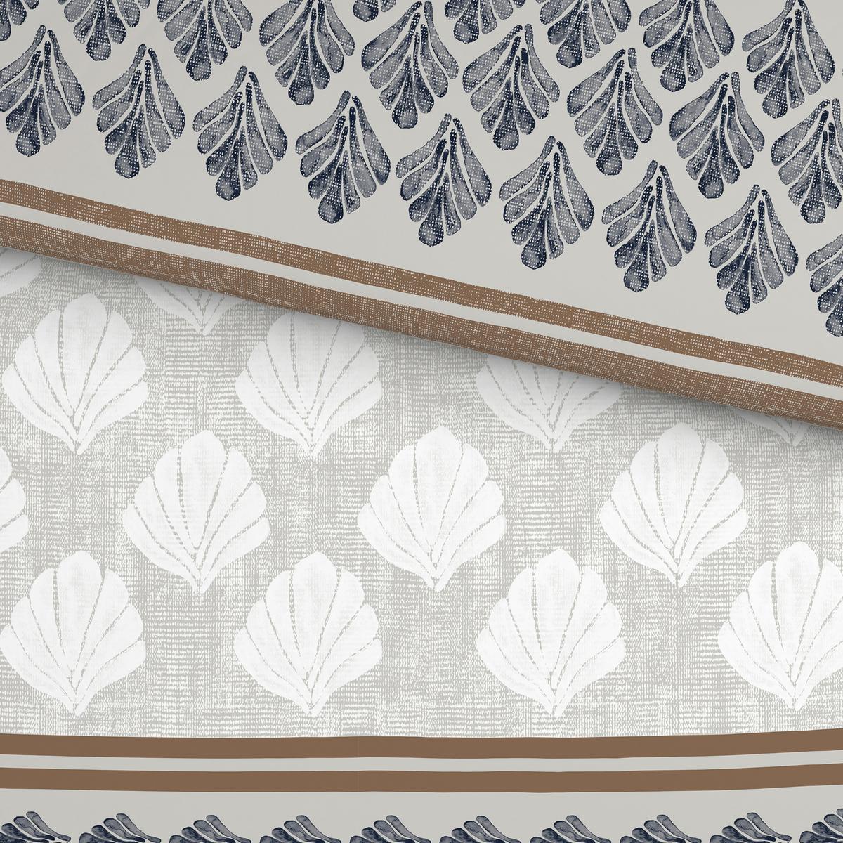 Bettwäsche Hemma - Braun/Grau, ROMANTIK / LANDHAUS, Textil - James Wood