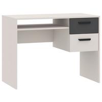 Schreibtisch Basic Two Kaschmir/Anthrazit B: 100cm - Kaschmir/Anthrazit, KONVENTIONELL, Holzwerkstoff (100/75/50cm)